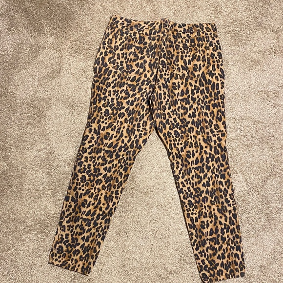 Style & Co. Leopard Print Skinny Jeans - Brown and Black - Picture 2 of 5